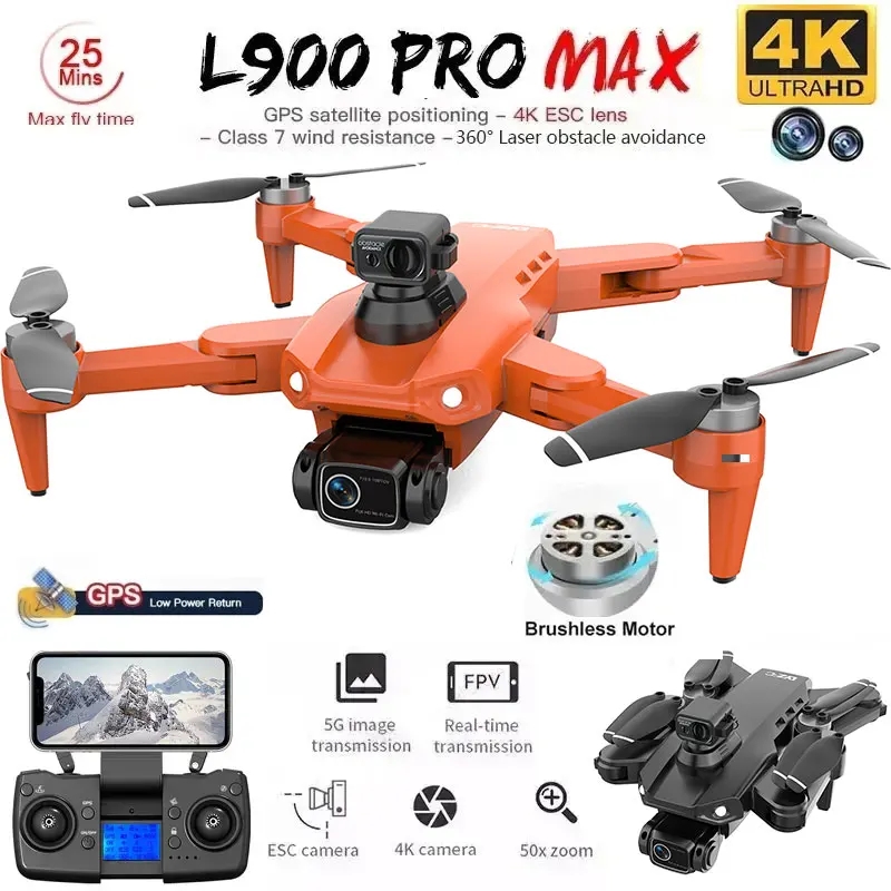 L900 Pro MAX Drone GPS, mainan - Drone Kit Professional ulasan dan harga