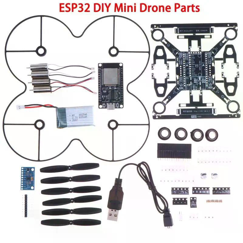 Kit Drone Mini Open‑Source ESP - Drone Kit Octocopter ulasan dan harga